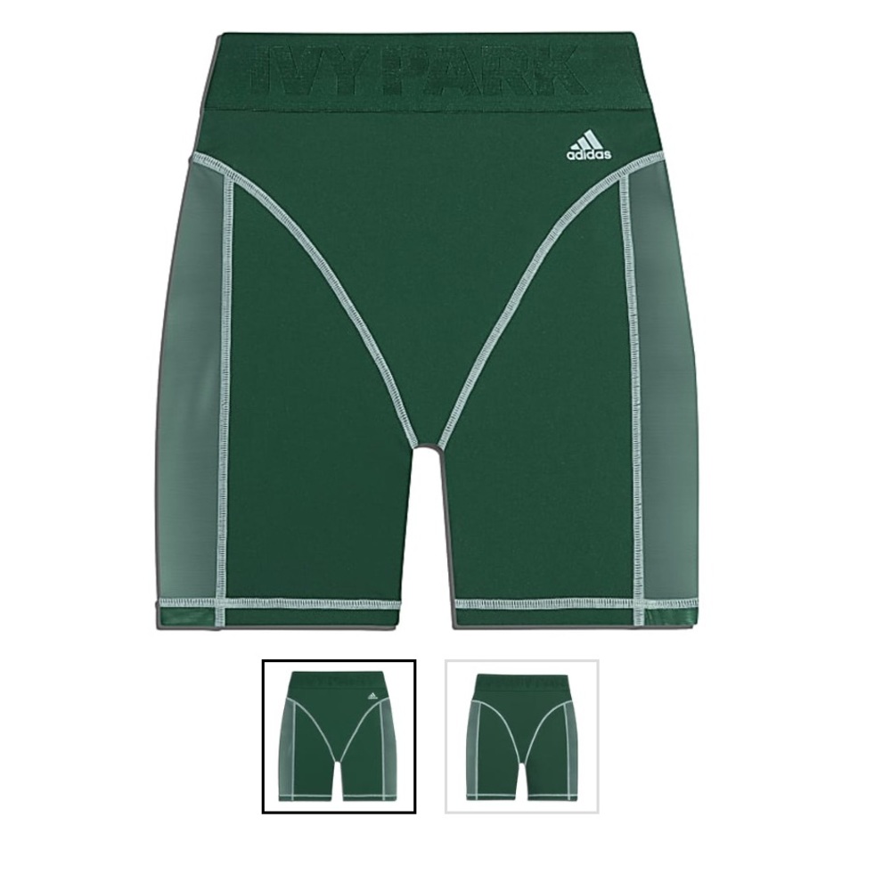 🐝Ivy Park green cycling shorts - Picture 2 of 8